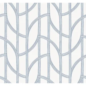 A-Street Prints Salvo wallpaper, color Navy, SKU 4172-82010