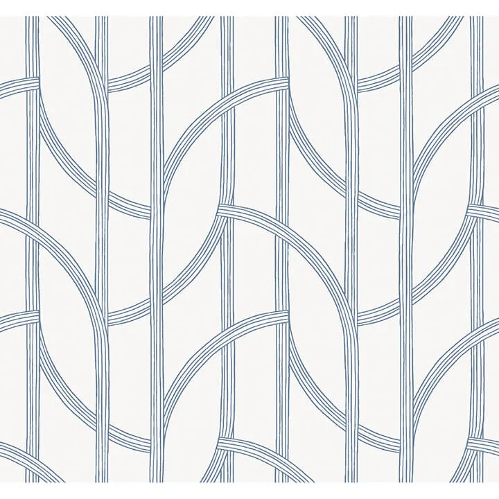 A-Street Prints Salvo wallpaper, color Navy, SKU 4172-82010