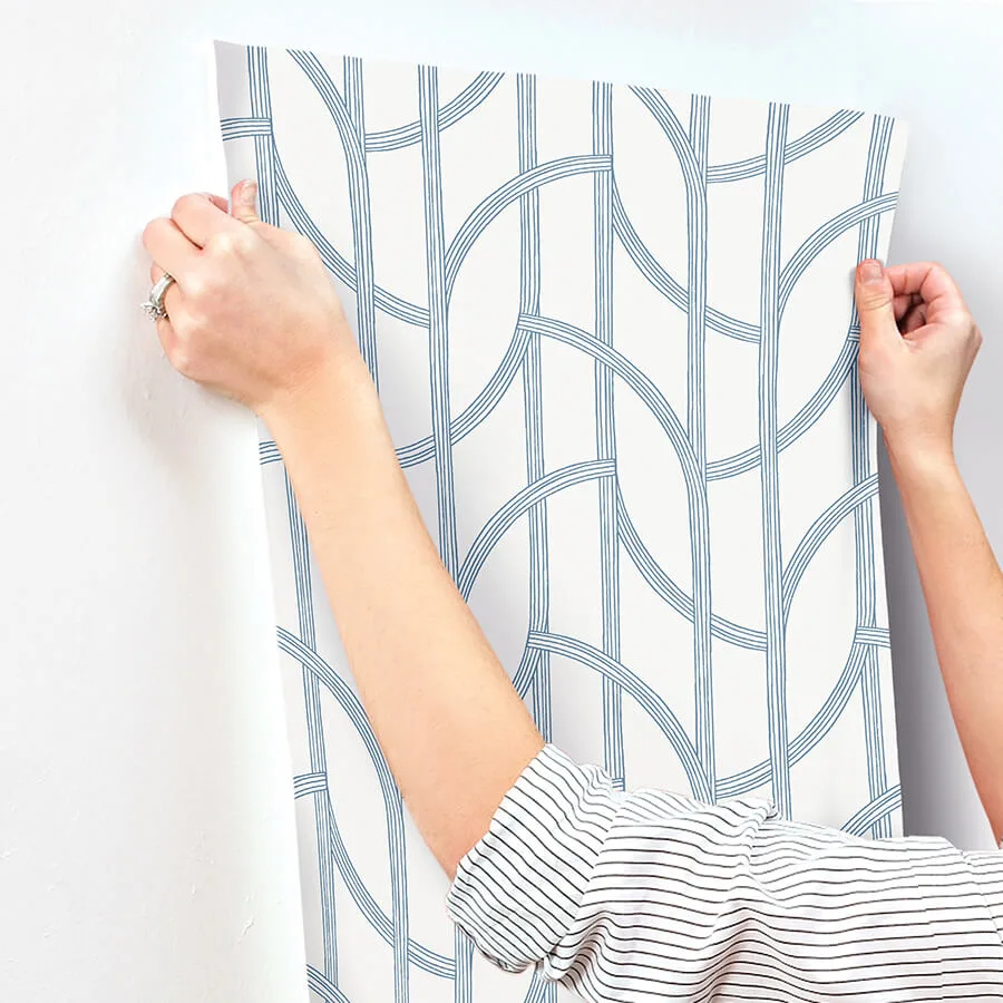 A-Street Prints Salvo wallpaper, color Navy, SKU 4172-82010