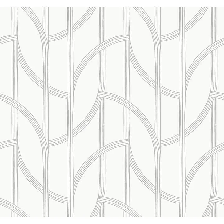 A-Street Prints Salvo wallpaper, color Silver, SKU 4172-82011
