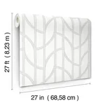 A-Street Prints Salvo - Silver Wallpaper | Buy Online A-Street Prints Salvo wallpaper, color Silver, SKU 4172-82011
