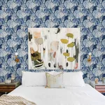 A-Street Prints Samara - Blue Wallpaper | Buy Online A-Street Prints Samara wallpaper, color Blue, SKU 2969-26007