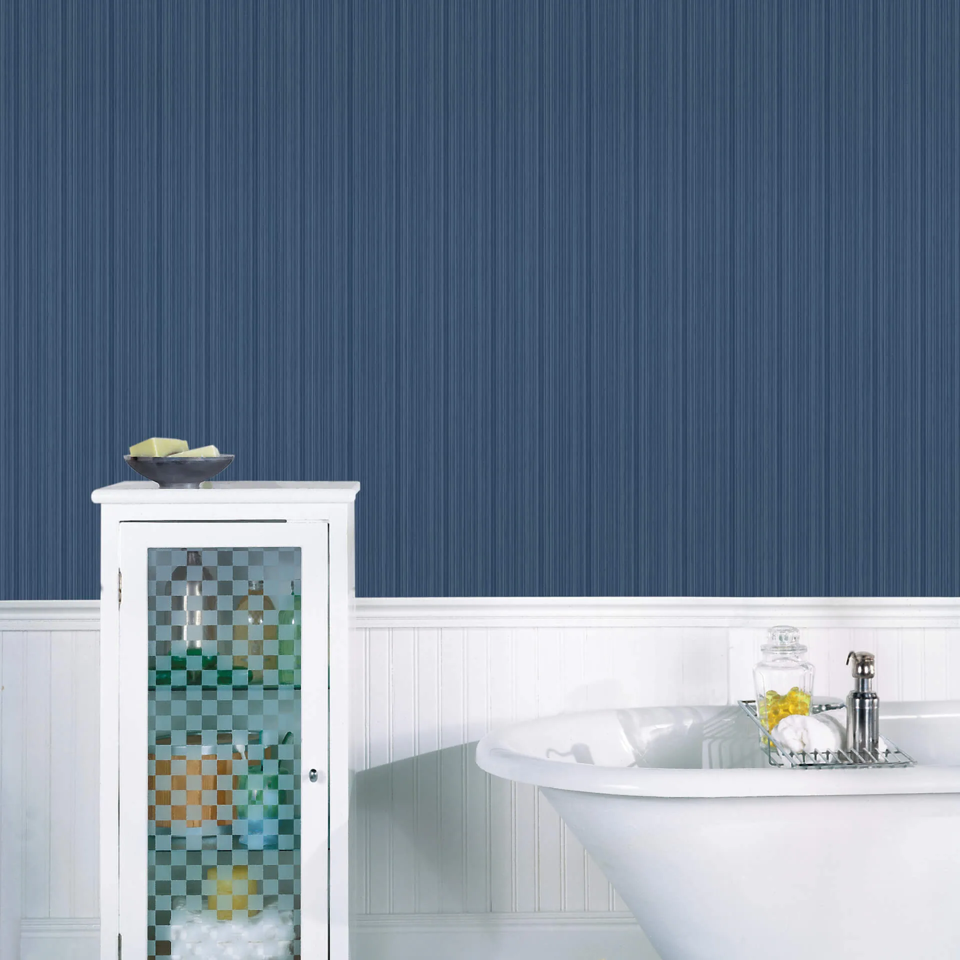 A-Street Prints Sebasco wallpaper, color Denim, SKU 2927-80302