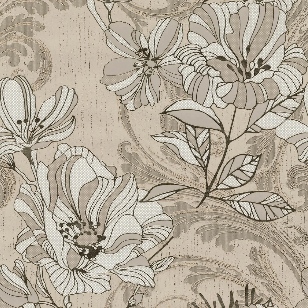 A-Street Prints Selene wallpaper, color Gold, SKU 4019-86402