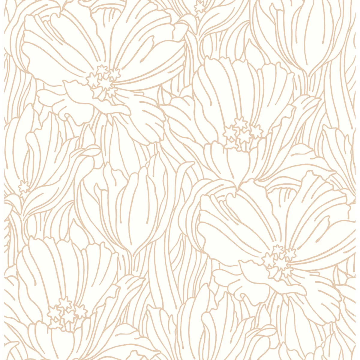 A-Street Prints Selwyn wallpaper, color Copper, SKU 2970-87358
