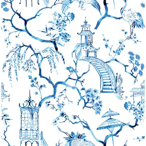 A-Street Prints Serena wallpaper, color Blue, SKU 4120-26810