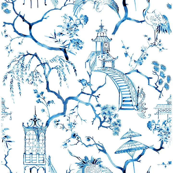 A-Street Prints Serena wallpaper, color Blue, SKU 4120-26810