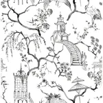 A-Street Prints Serena - Charcoal Wallpaper | Buy Online A-Street Prints Serena wallpaper, color Charcoal, SKU 4120-26809