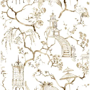 A-Street Prints Serena wallpaper, color Coffee, SKU 4120-26807