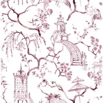 A-Street Prints Serena - Plum Wallpaper | Buy Online A-Street Prints Serena wallpaper, color Plum, SKU 4120-26806