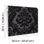 A-Street Prints Shadow - Black Wallpaper | Buy Online A-Street Prints Shadow wallpaper, color Black, SKU 4147-87391