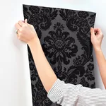 A-Street Prints Shadow - Black Wallpaper | Buy Online A-Street Prints Shadow wallpaper, color Black, SKU 4147-87391