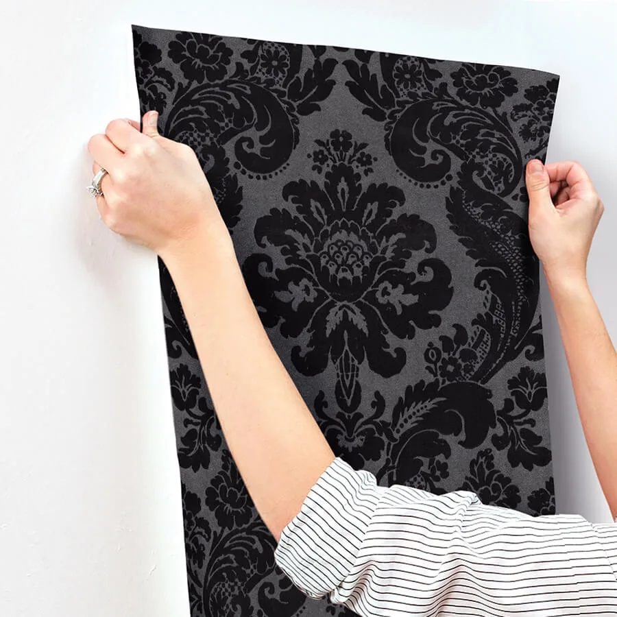 A-Street Prints Shadow - Black Wallpaper | Buy Online A-Street Prints Shadow wallpaper, color Black, SKU 4147-87391