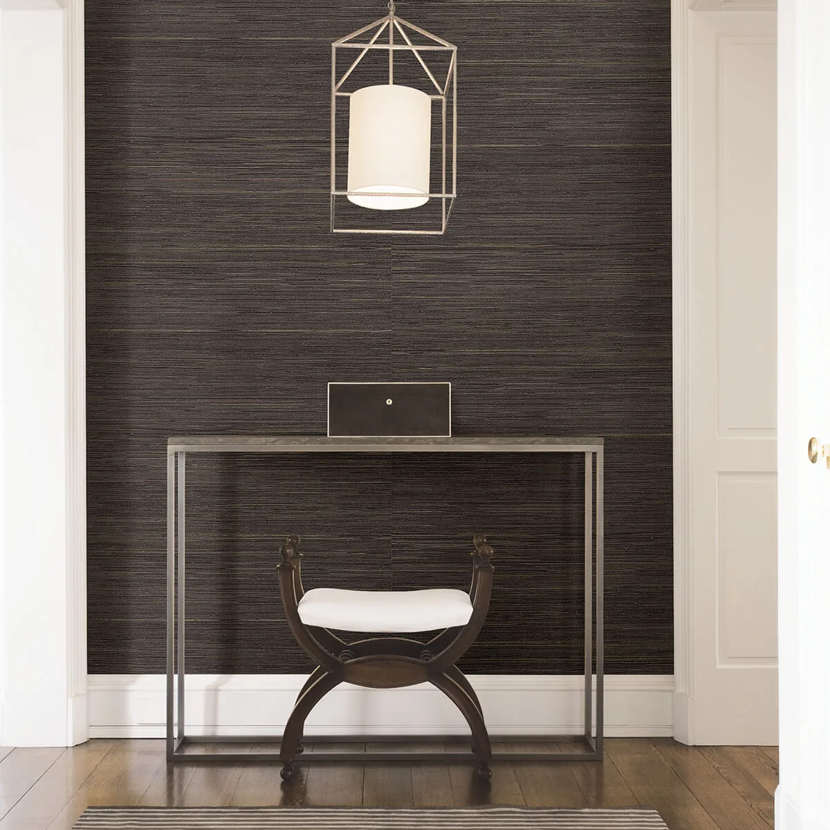 A-Street Prints Shandong wallpaper, color Chocolate, SKU 2829-80071