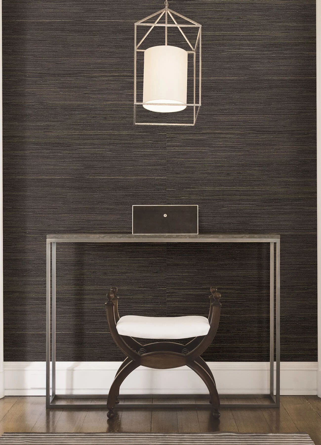 A-Street Prints Shandong wallpaper, color Chocolate, SKU 2923-80071