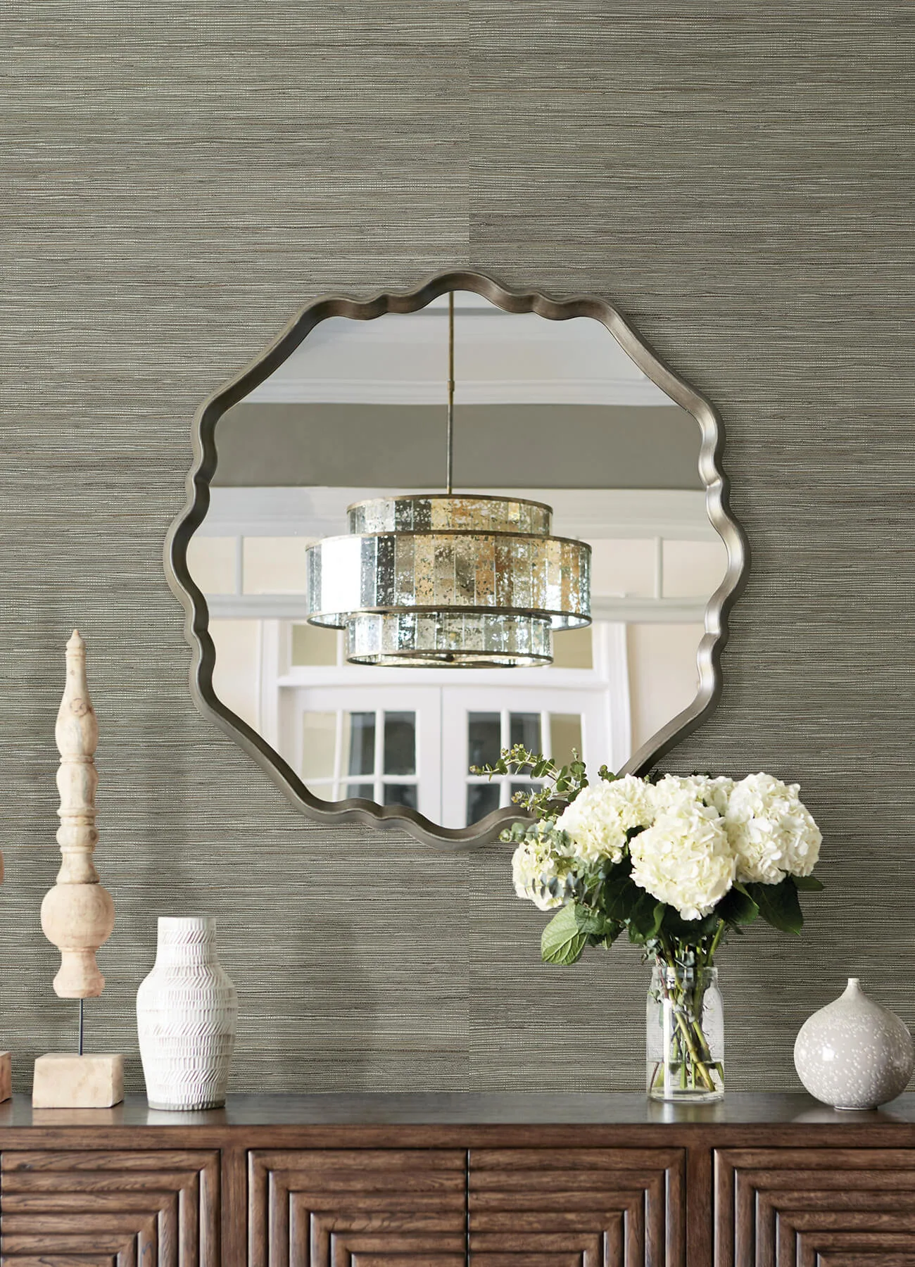 A-Street Prints Shandong wallpaper, color Sea Green, SKU 2923-80070