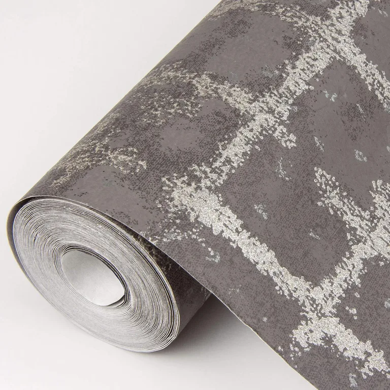 A-Street Prints Shea wallpaper, color Charcoal, SKU 2964-87349