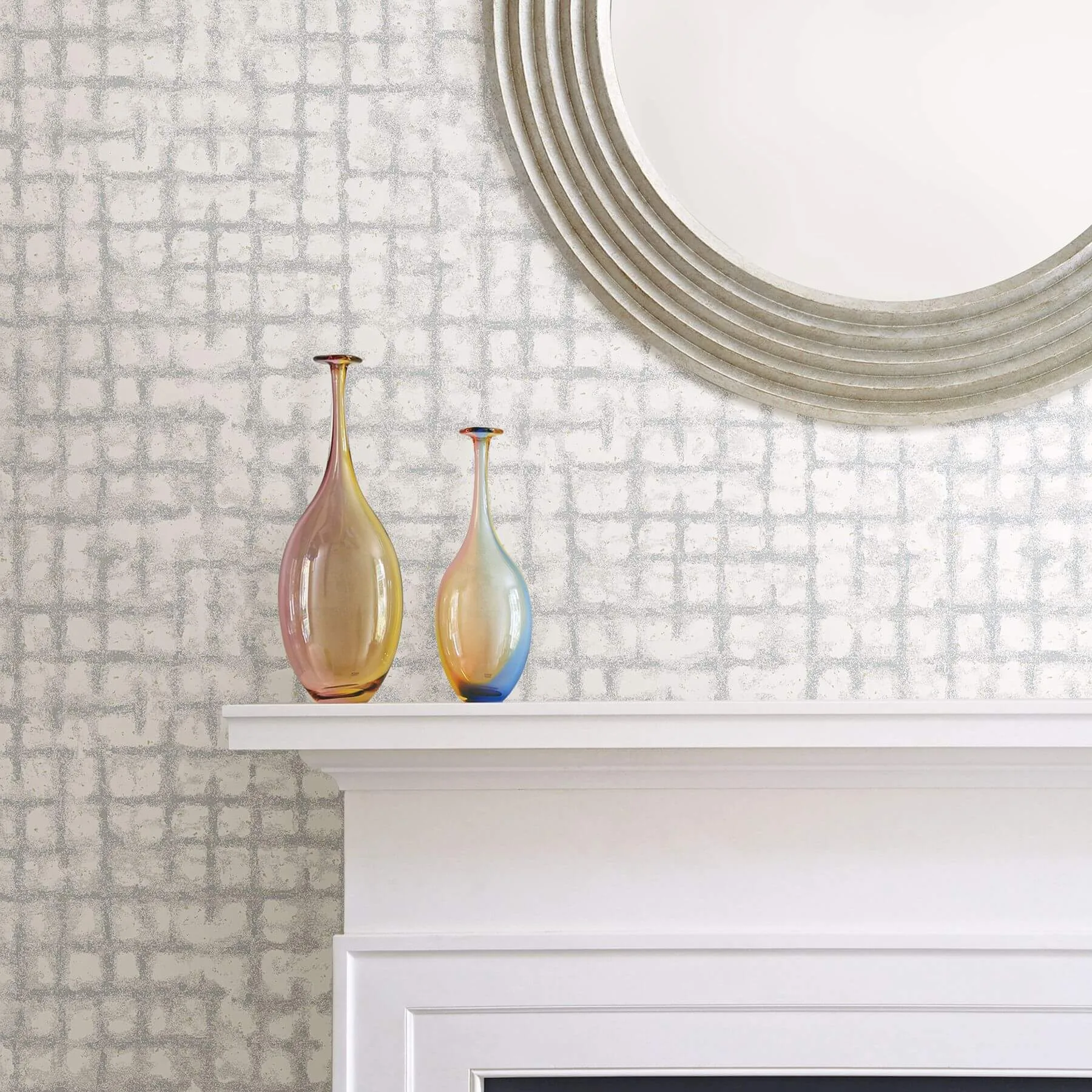 A-Street Prints Shea wallpaper, color Light Grey, SKU 2964-87348