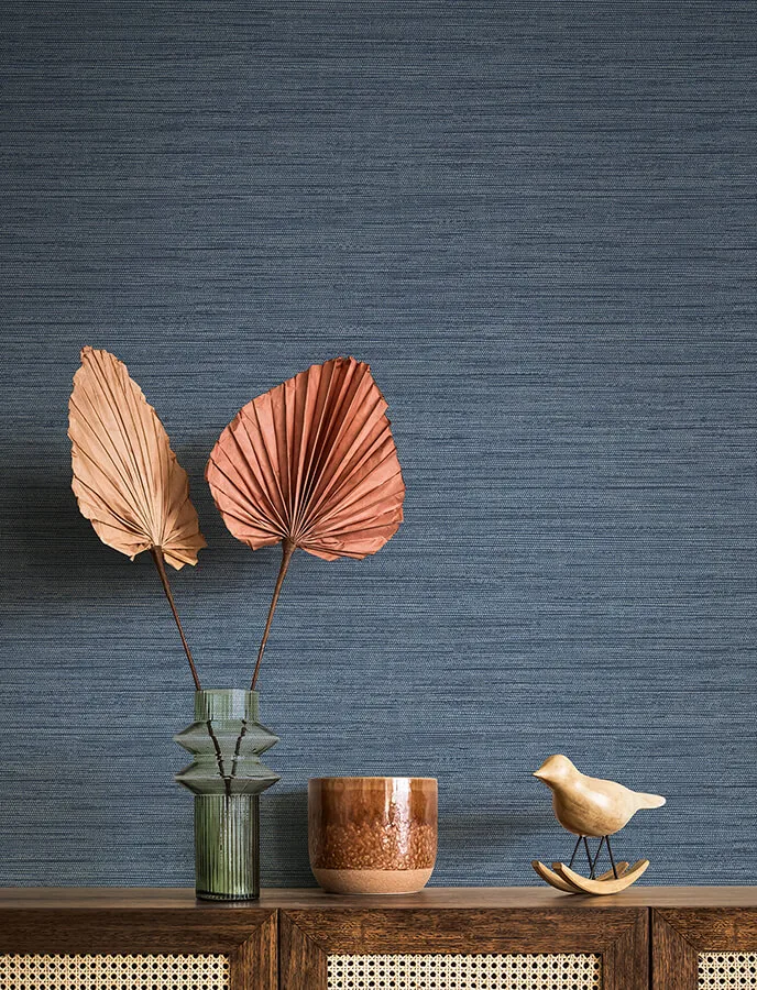 A-Street Prints Sheehan wallpaper, color Denim, SKU 4141-27165