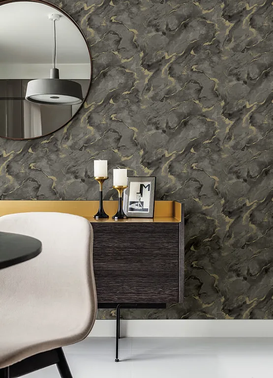 A-Street Prints Silenus wallpaper, color Charcoal, SKU 4105-86602