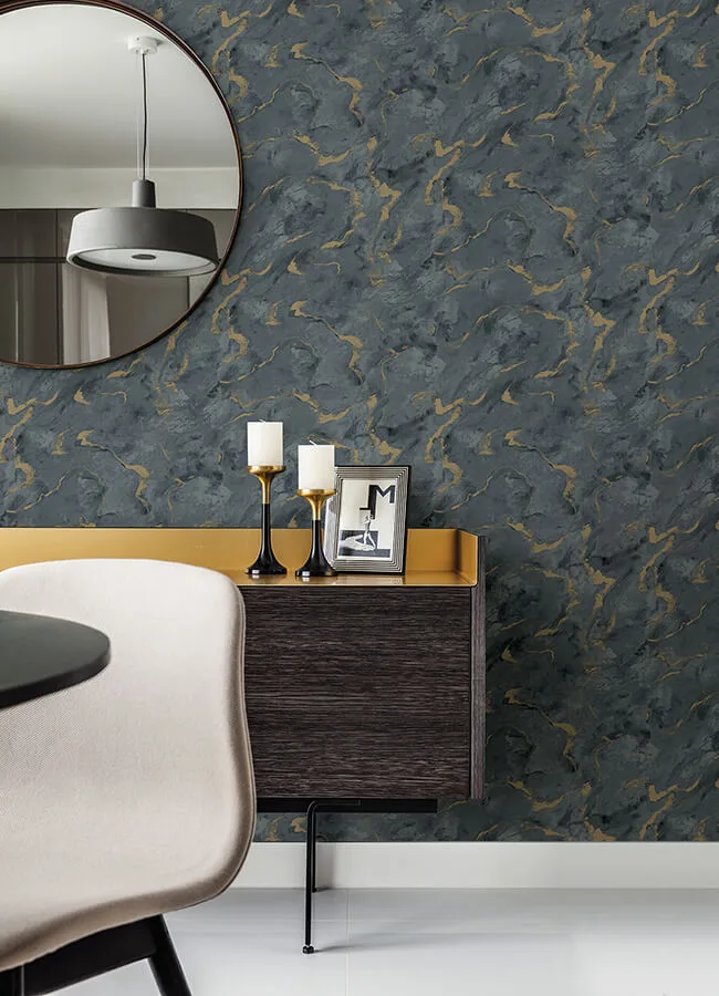 A-Street Prints Silenus - Denim Wallpaper | Buy Online A-Street Prints Silenus wallpaper, color Denim, SKU 4105-86603