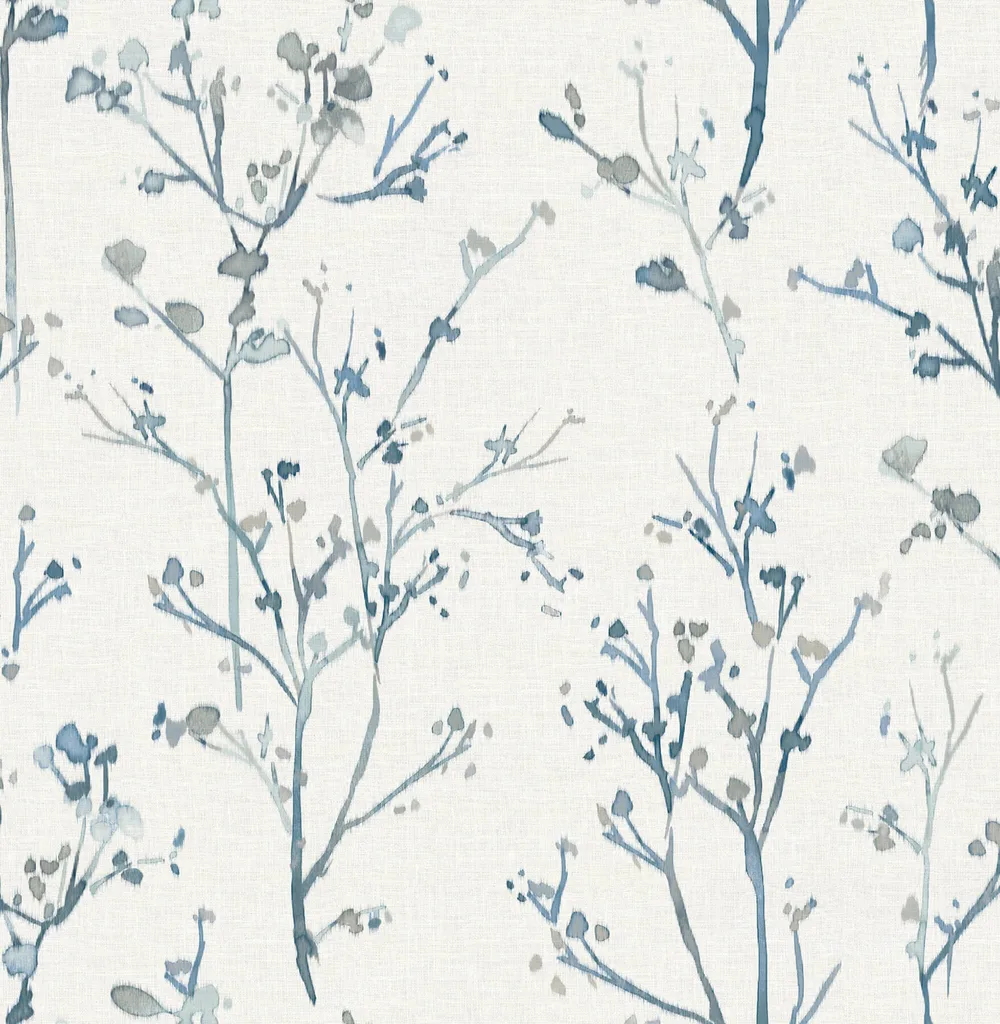 A-Street Prints Silverling wallpaper, color Blue, SKU 4177-27721
