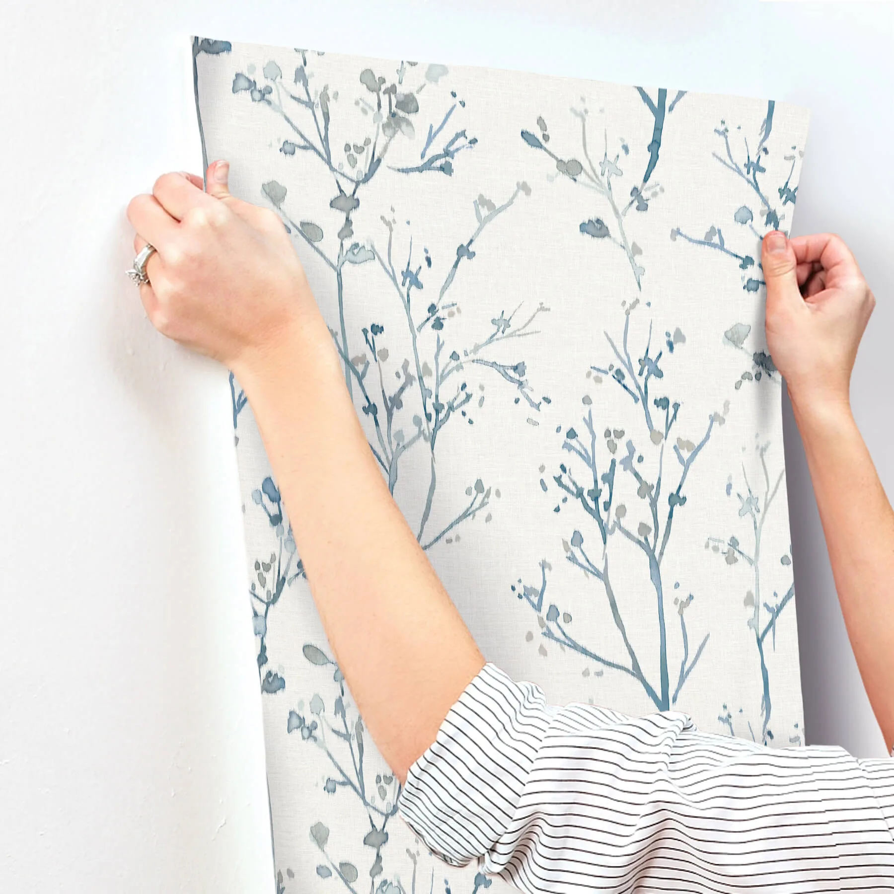 A-Street Prints Silverling - Blue Wallpaper | Buy Online A-Street Prints Silverling wallpaper, color Blue, SKU 4177-27721