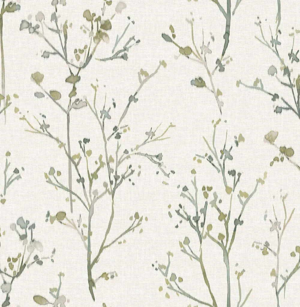 A-Street Prints Silverling wallpaper, color Moss, SKU 4177-27719