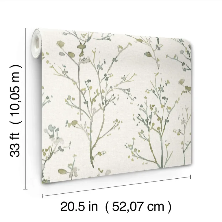 A-Street Prints Silverling wallpaper, color Moss, SKU 4177-27719
