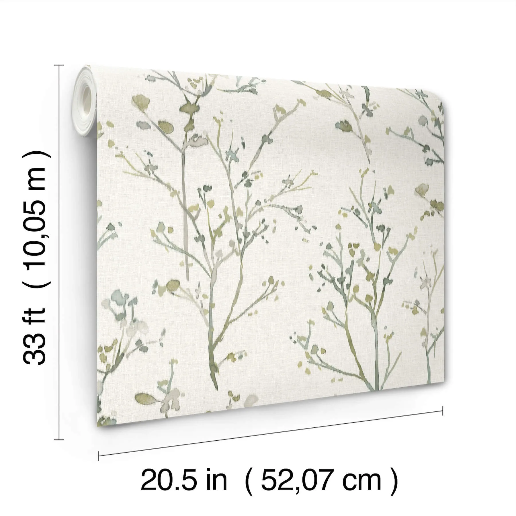 A-Street Prints Silverling wallpaper, color Moss, SKU 4177-27719