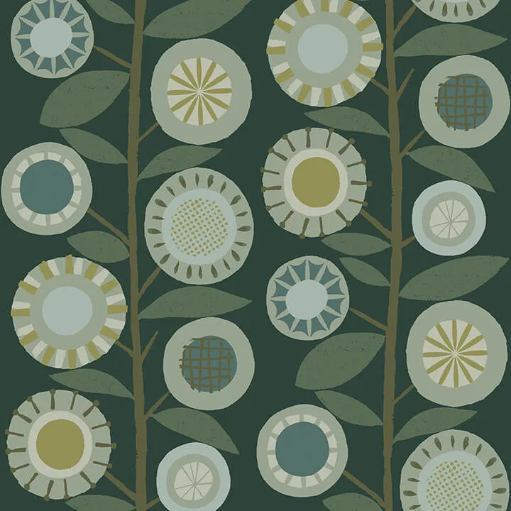 A-Street Prints Sisu wallpaper, color Evergreen, SKU 4066-26551