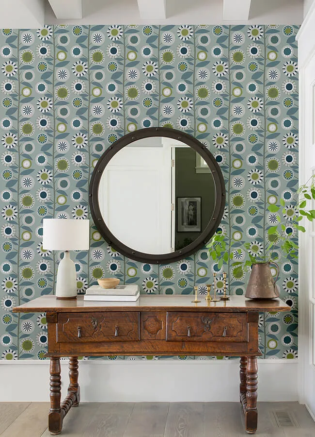 A-Street Prints Sisu wallpaper, color Light Blue, SKU 4066-26554