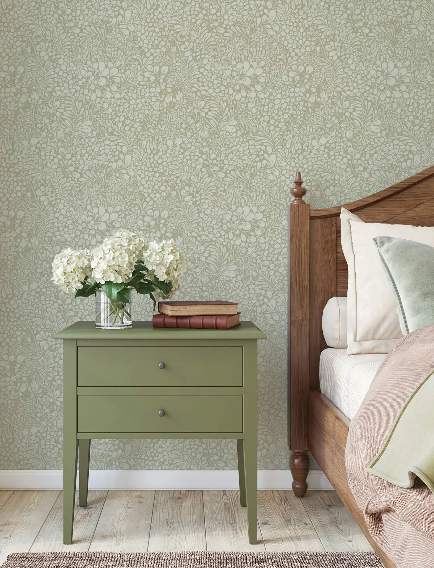 A-Street Prints Siv wallpaper, color Sage, SKU 4201-48003