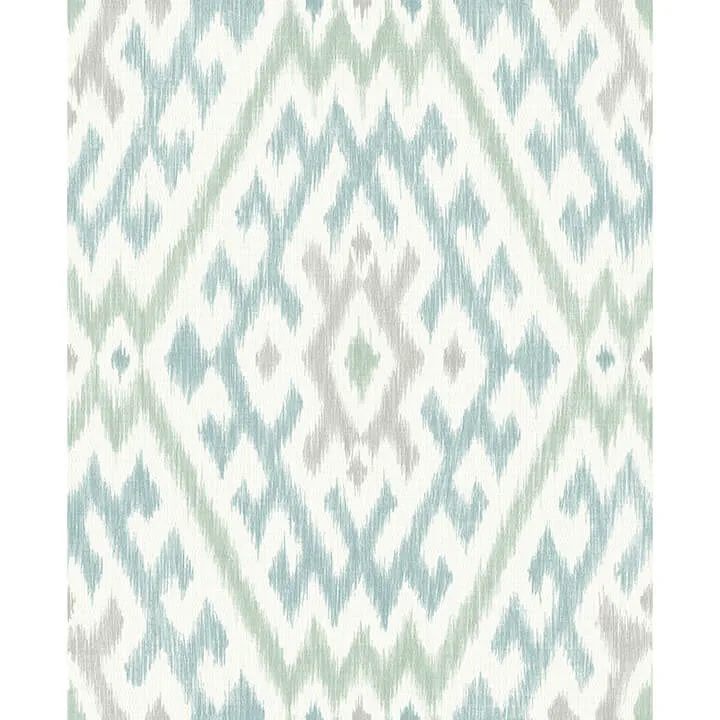 A-Street Prints Solola wallpaper, color Aqua, SKU 4146-27236