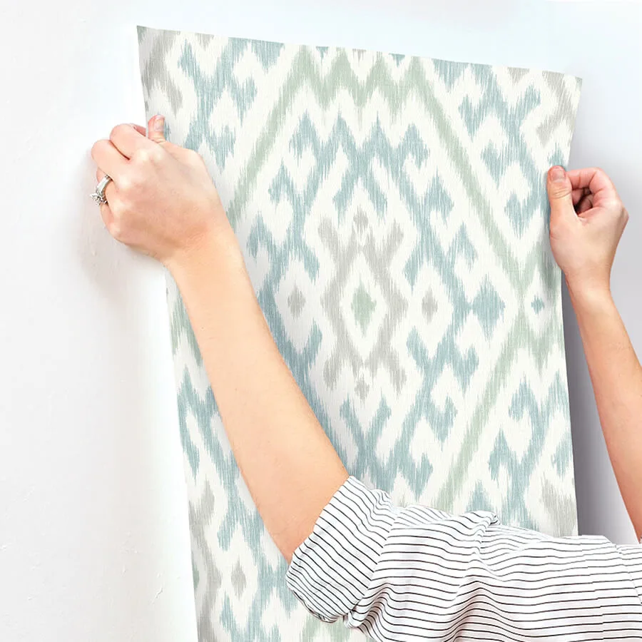A-Street Prints Solola - Aqua Wallpaper | Buy Online A-Street Prints Solola wallpaper, color Aqua, SKU 4146-27236