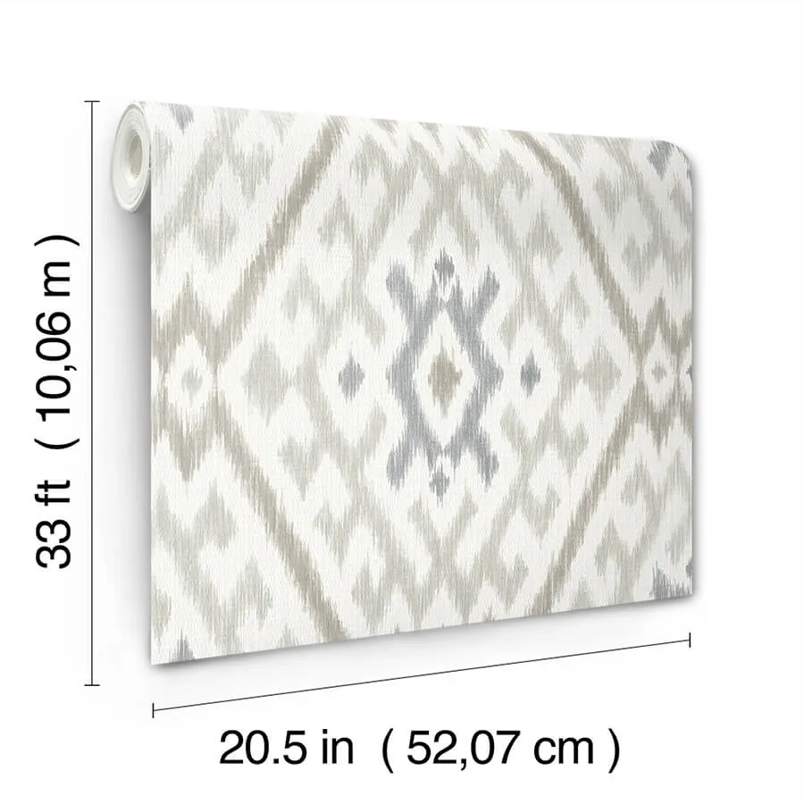 A-Street Prints Solola wallpaper, color Stone, SKU 4146-27239