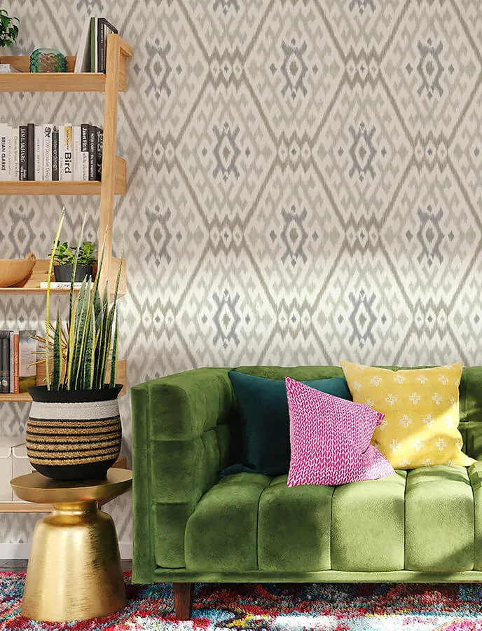 A-Street Prints Solola wallpaper, color Stone, SKU 4146-27239
