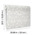 A-Street Prints Spring Thicket - Dove Wallpaper | Buy Online A-Street Prints Spring Thicket wallpaper, color Dove, SKU 4171-82065