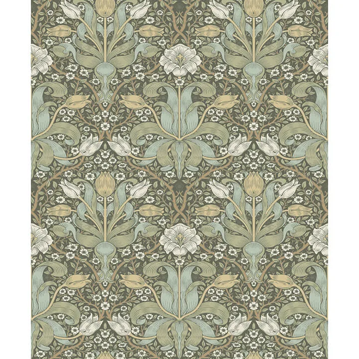 A-Street Prints Spring Thicket wallpaper, color Green, SKU 4171-82067