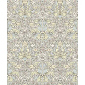 A-Street Prints Spring Thicket wallpaper, color Light Blue, SKU 4171-82066