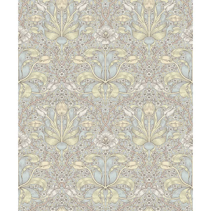 A-Street Prints Spring Thicket wallpaper, color Light Blue, SKU 4171-82066