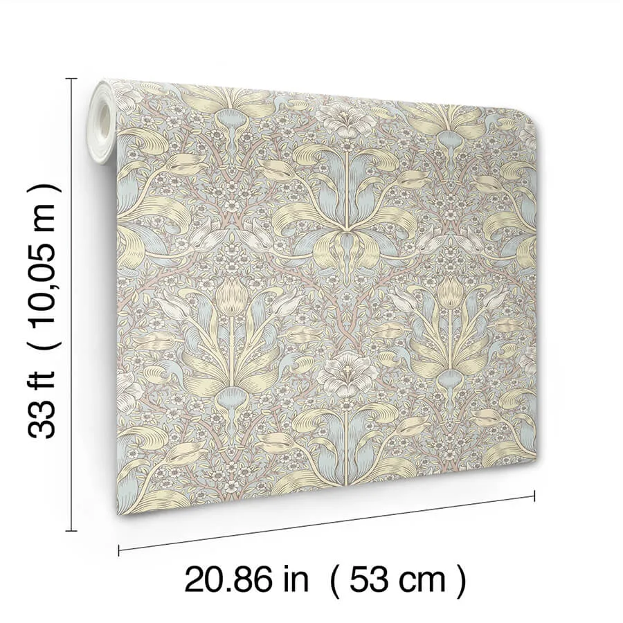 A-Street Prints Spring Thicket - Light Blue Wallpaper | Buy Online A-Street Prints Spring Thicket wallpaper, color Light Blue, SKU 4171-82066