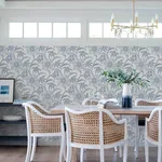 A-Street Prints Star Flower - Blue Wallpaper | Buy Online A-Street Prints Star Flower wallpaper, color Blue, SKU 4172-27512