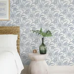 A-Street Prints Star Flower - Blue Wallpaper | Buy Online A-Street Prints Star Flower wallpaper, color Blue, SKU 4172-27512