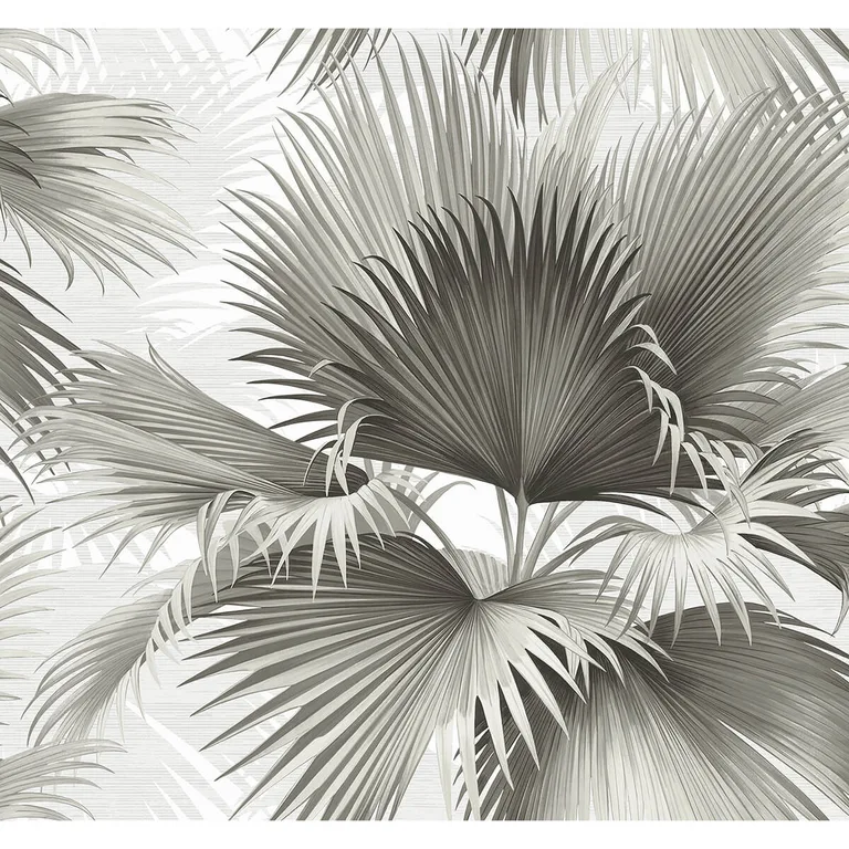 A-Street Prints Summer Palm wallpaper, color Charcoal, SKU 2927-40100
