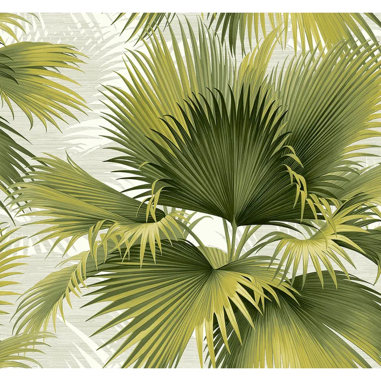 A-Street Prints Summer Palm wallpaper, color Green, SKU 2927-40114