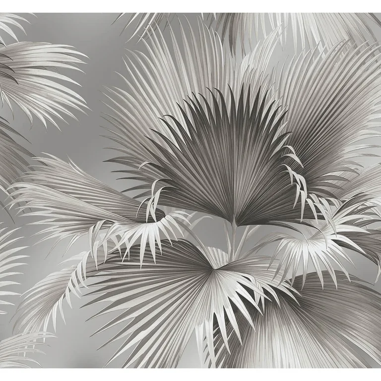 A-Street Prints Summer Palm wallpaper, color Platinum, SKU 2927-81908
