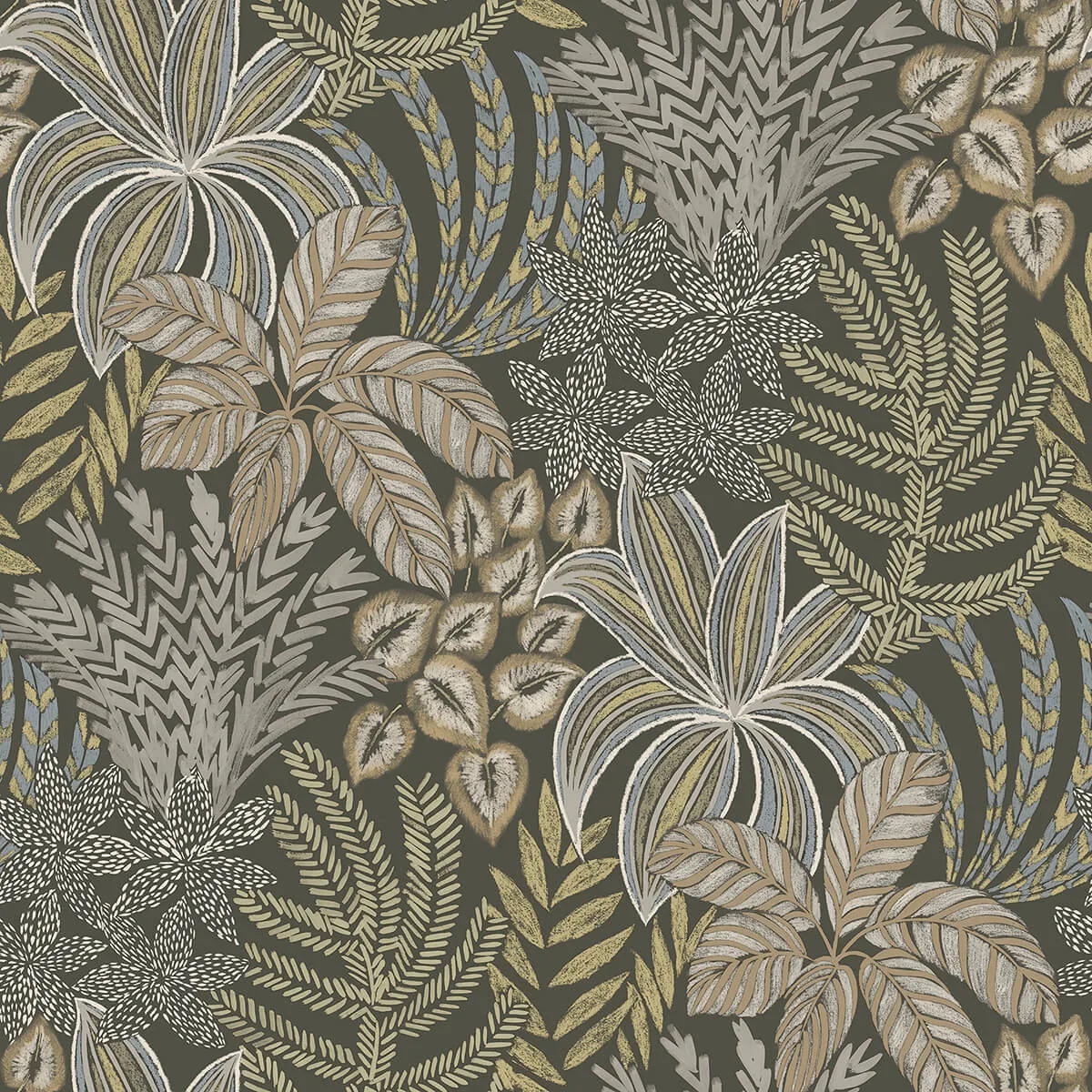 A-Street Prints Sumner wallpaper, color Brown, SKU 2970-13903