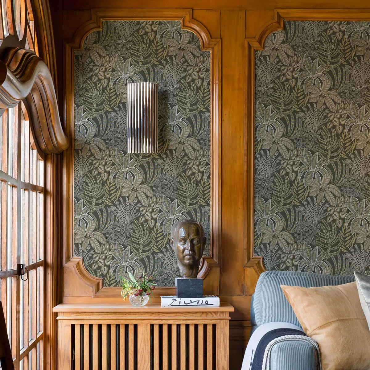 A-Street Prints Sumner wallpaper, color Brown, SKU 2970-13903