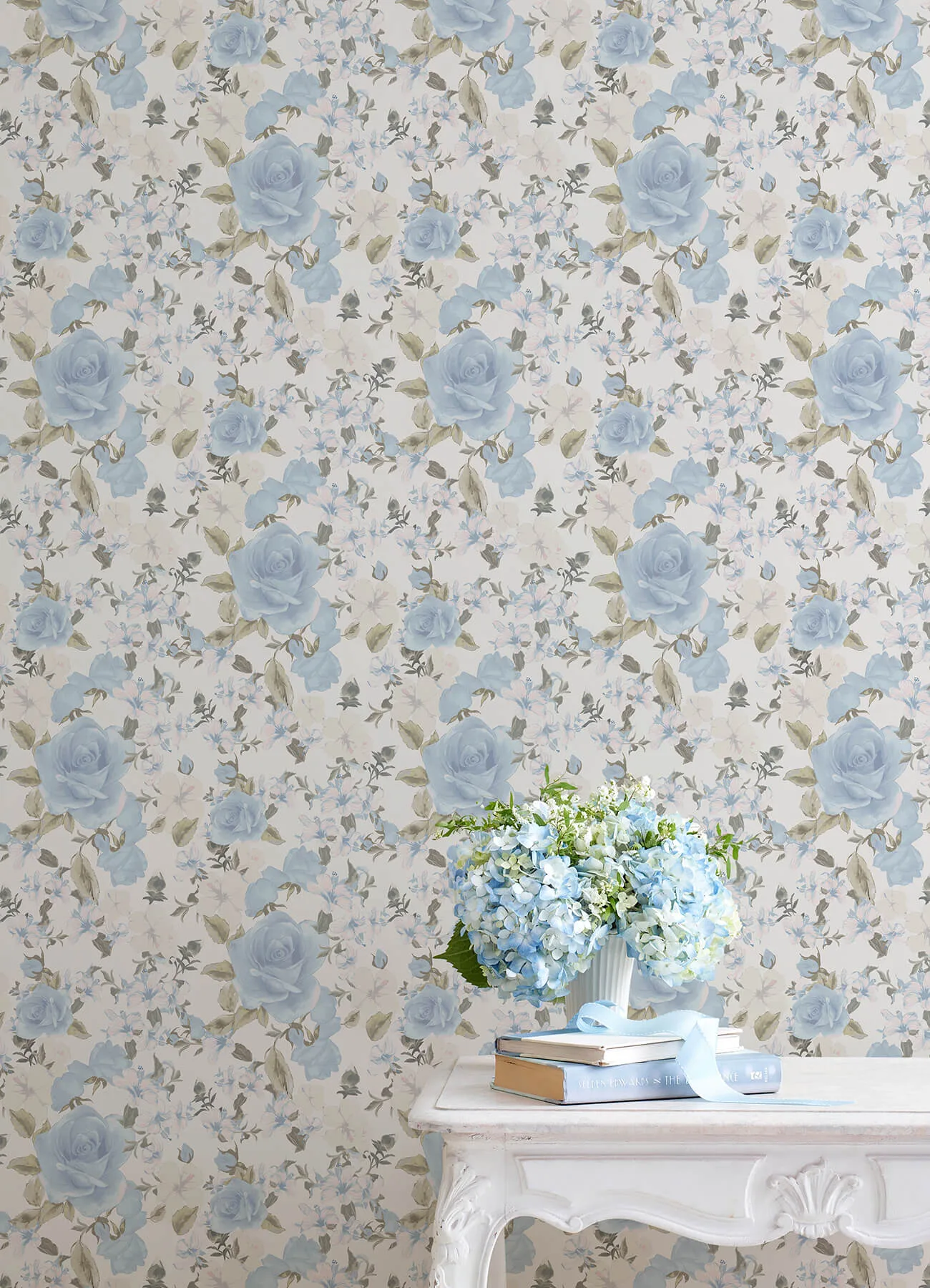 A-Street Prints Sunset Harbor Rose - Bella Lina Blue Wallpaper | Buy Online A-Street Prints Sunset Harbor Rose wallpaper, color Bella Lina Blue, SKU AST4656